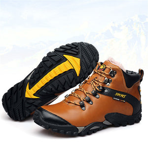Men Hiking Snow Boots Waterproof