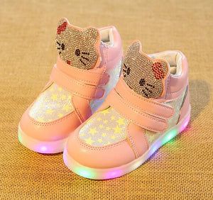 LED shoes for boys girls glowing lighting