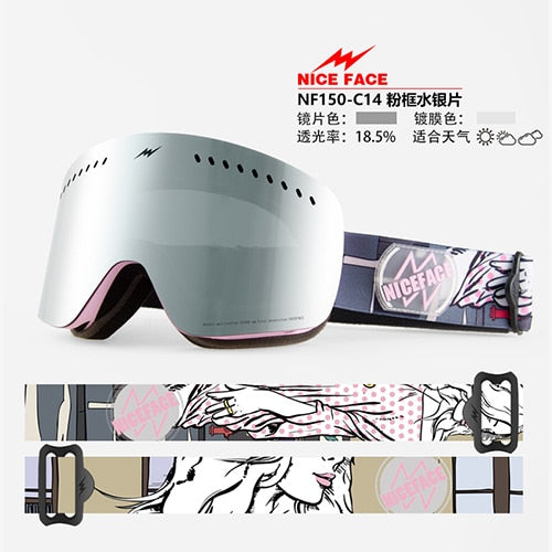 goggles double UV 400 anti-fog