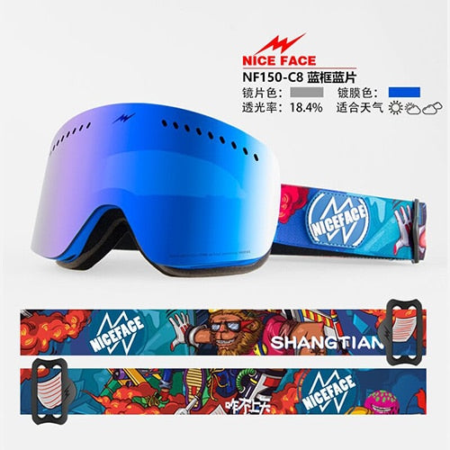 goggles double UV 400 anti-fog