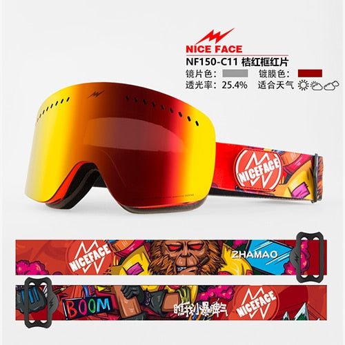 goggles double UV 400 anti-fog