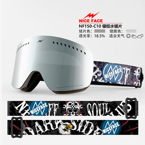 goggles double UV 400 anti-fog