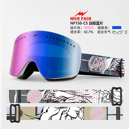 goggles double UV 400 anti-fog